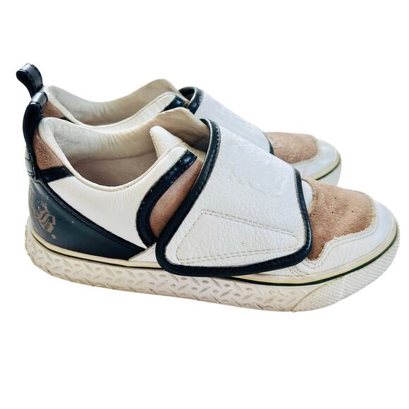 Vintage L.A.M.B. by Gwen Stefani Sneakers Women 6 Cashmere Slip On Velcro Straps - Picture 2 of 9